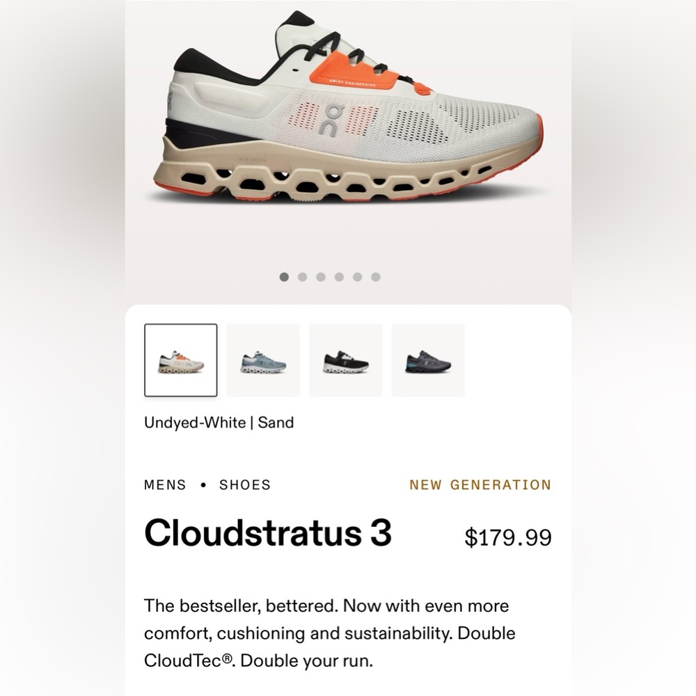 On Clod Men’s Sneakers Size 12